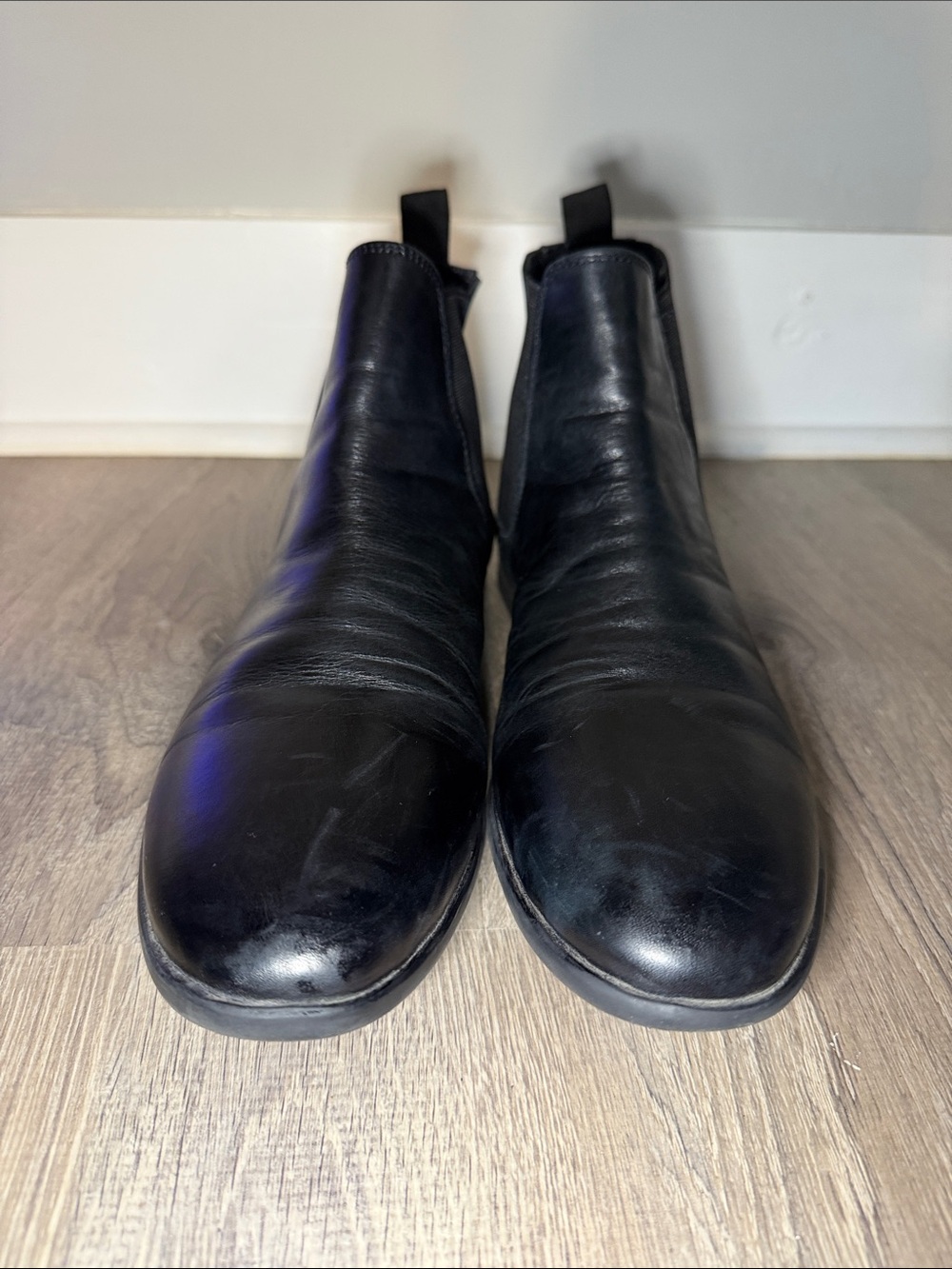 ASOS Black Leather Chelsea Boots